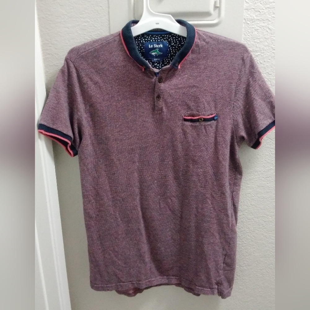 Le Shark Mens Polo Shirt Cotton Pique Small Collar Mod Preppy Short Sleeve Top